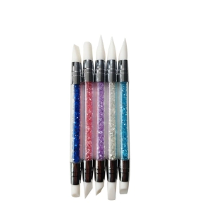 PINCEL DE SILICONA DOBLE X 5
