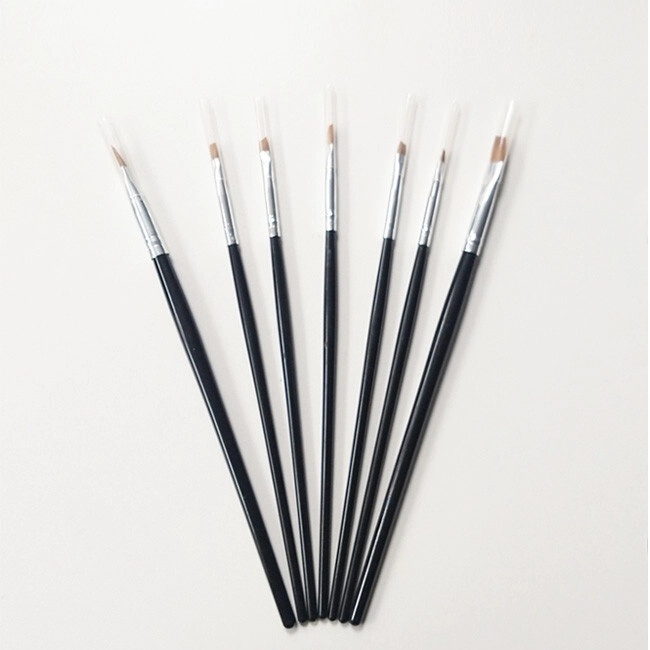 PINCELES PARA GEL  X 7