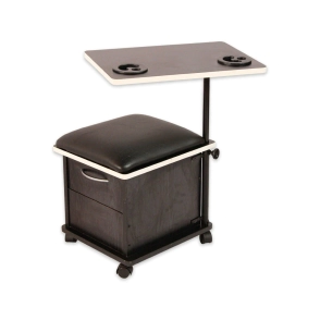 BANQUETA DE MADERA MANICURÍA
