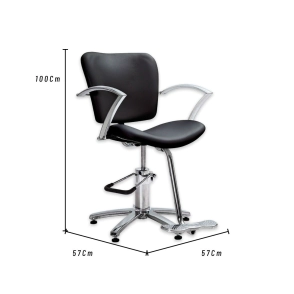 SILLÓN VARESE BASE HIDRÁULICA | NEGRO