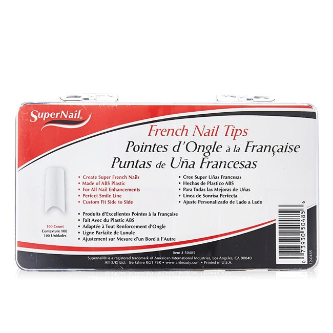 SUPER NAIL TIPS FRANCESAS BLANCAS