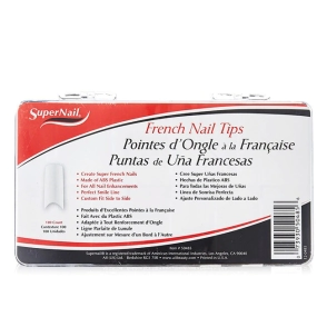SUPER NAIL TIPS FRANCESAS BLANCAS