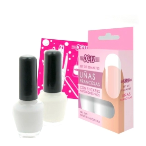 XÚLU SET DE ESMALTES P/ UÑAS FRANCESAS