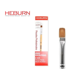 HEBURN PINCEL ESCULPIDAS RECTO ACRÍLICO 424